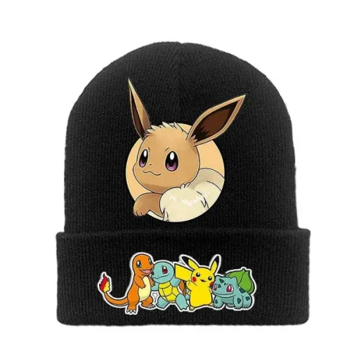 Pkm.store Herbst & Winter-Pokemon Winter Mützen In Verschiedenen Motiven