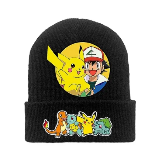 Pkm.store Herbst & Winter-Pokemon Winter Mützen In Verschiedenen Motiven