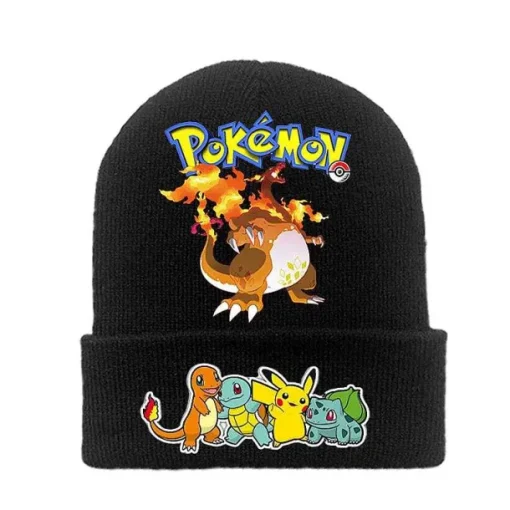 Pkm.store Herbst & Winter-Pokemon Winter Mützen In Verschiedenen Motiven
