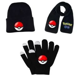 Pkm.store Herbst & Winter-Pokemon Winter Sets: Mutze, Schal Und Handschuhe - Viele Motive