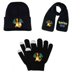 Pkm.store Herbst & Winter-Pokemon Winter Sets: Mutze, Schal Und Handschuhe - Viele Motive