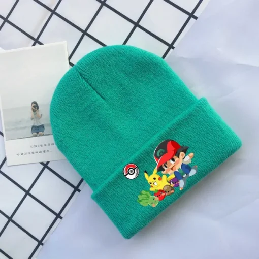 Pkm.store Pokemon Mützen & Caps-Pokemon Wintermutze Fur Kinder Oder Erwachsene