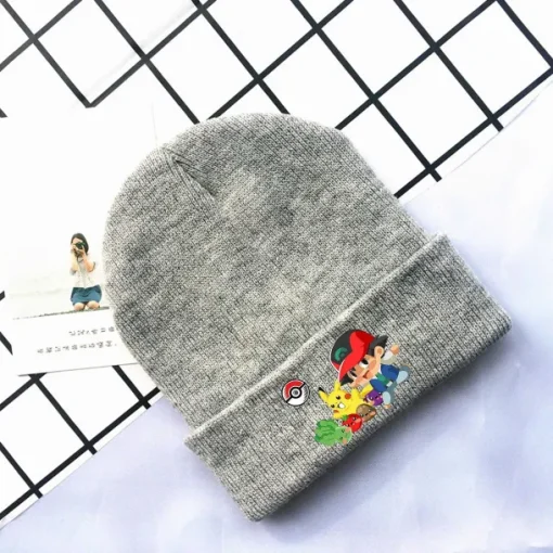 Pkm.store Pokemon Mützen & Caps-Pokemon Wintermutze Fur Kinder Oder Erwachsene