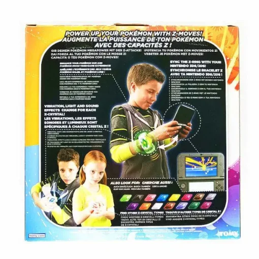 Pkm.store Pokemon Spielzeug-Pokemon Z-Ring Armband Mit 2X Kristallen Und Pikachu Figur