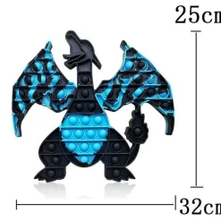 Pkm.store Sonstiges Merchandise-Pop It Figdet Pokemon - Glumanda Oder Glurak
