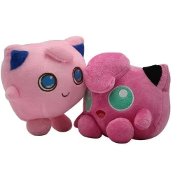 Pkm.store Pokemon Unite-Pummeluff / Jigglypuff Und Knuddeluff / Wigglytuff Q Version 2Er Set Stoff Pokemon