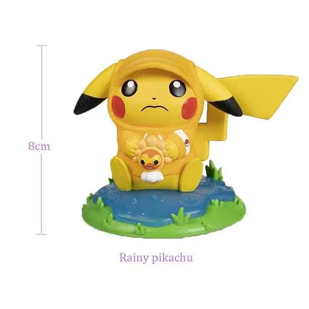 Pkm.store Pokemon Figuren-Rainy Day Pikachu Pokemon Figur
