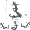 Pkm.store Pokemon Kuscheltiere-Rayquaza Pluschtiere In Verschiedenen Formen - Mega Raayquaza, Schillernd Uvm.