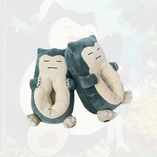 Pkm.store Sonstiges Merchandise-Relaxo / Snorlax Kuschel Hausschuhe Slipper