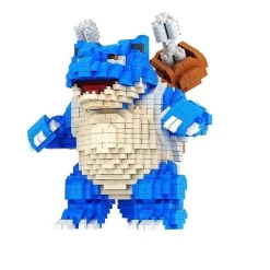 Pkm.store Pokemon Bausteine-Relaxo, Pikachu, Charizard, Pikachu U. A. Baustein Set (Viele Motive Zur Auswahl)
