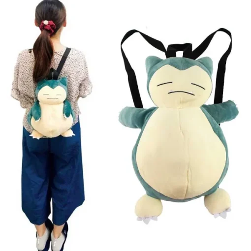 Pkm.store Rucksäcke & Taschen-Relaxo Snorlax Plusch Rucksack (45*40Cm)