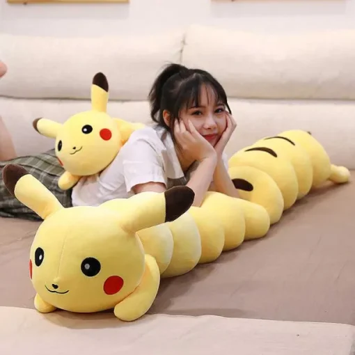 Pkm.store Xxl Pokemon-Riesiger Pikachu Kuschelwurm Stofftier