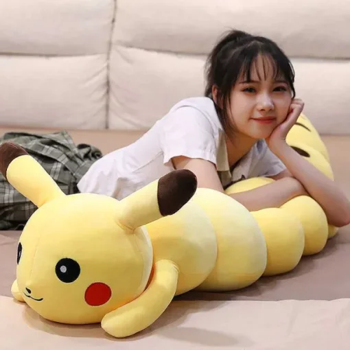 Pkm.store Xxl Pokemon-Riesiger Pikachu Kuschelwurm Stofftier
