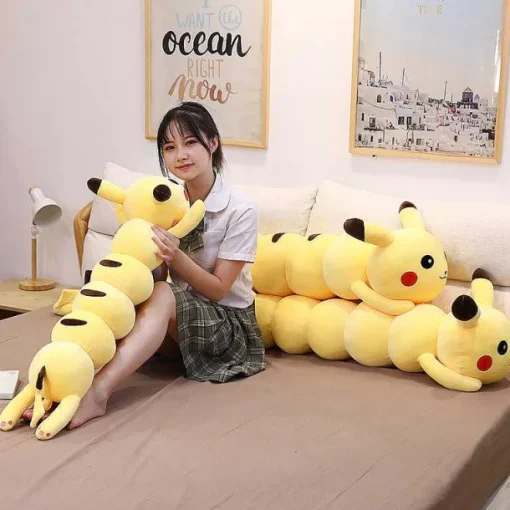 Pkm.store Xxl Pokemon-Riesiger Pikachu Kuschelwurm Stofftier