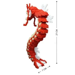 Pkm.store Pokemon Bausteine-Roter Gyarados Pokemon Baustein Set