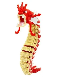Pkm.store Sonstiges Merchandise-Roter Gyarados Pokemon Baustein Set