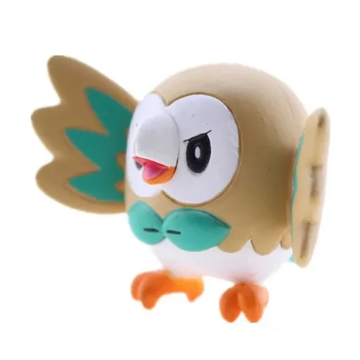 Pkm.store Pokemon Figuren-Rowlet Bauz Pokemon Figur