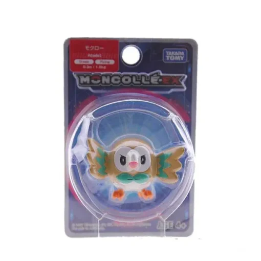 Pkm.store Pokemon Figuren-Rowlet Bauz Pokemon Figur