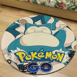 Pkm.store Sonstiges Merchandise-Runder Flanel Pokemon Teppich In Vielen Motiven