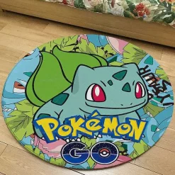 Pkm.store Sonstiges Merchandise-Runder Flanel Pokemon Teppich In Vielen Motiven