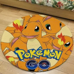 Pkm.store Sonstiges Merchandise-Runder Flanel Pokemon Teppich In Vielen Motiven