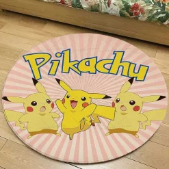 Pkm.store Sonstiges Merchandise-Runder Flanel Pokemon Teppich In Vielen Motiven