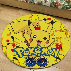 Pkm.store Sonstiges Merchandise-Runder Flanel Pokemon Teppich In Vielen Motiven
