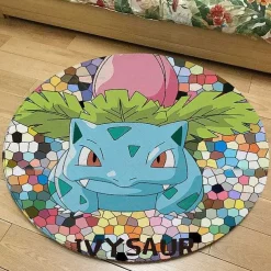 Pkm.store Sonstiges Merchandise-Runder Flanel Pokemon Teppich In Vielen Motiven