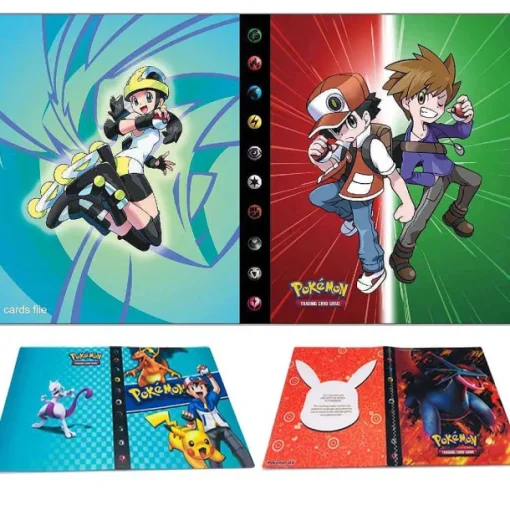 Pkm.store Pokemon Sammelalbum-Sammel Heft Fur Pokemon Karten (Bis Zu 240 Karten)