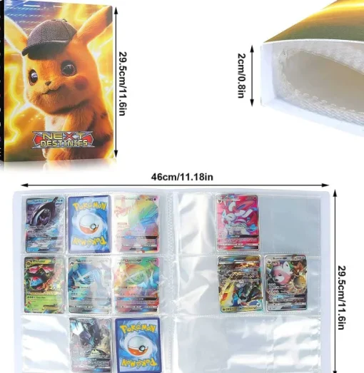 Pkm.store Sonstiges Merchandise-Sammelmappe Fur 432 Oder 540 Pokemon Karten - Viele Motive