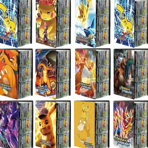 Pkm.store Sonstiges Merchandise-Sammelmappe Fur 432 Oder 540 Pokemon Karten - Viele Motive