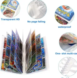 Pkm.store Sonstiges Merchandise-Sammelmappe Fur 432 Oder 540 Pokemon Karten - Viele Motive