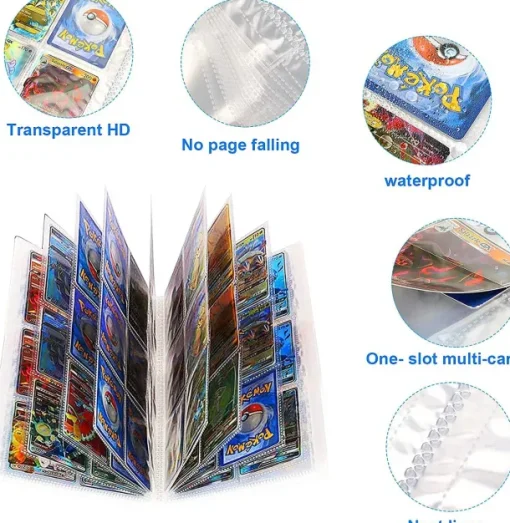 Pkm.store Sonstiges Merchandise-Sammelmappe Fur 432 Oder 540 Pokemon Karten - Viele Motive
