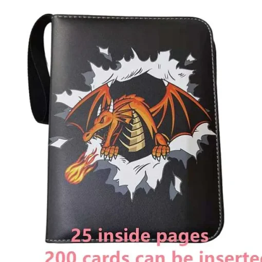 Pkm.store Sonstiges Merchandise-Sammelmappe Pokemon Karten, Din A4 Format, Bis 400 Karten
