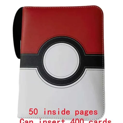 Pkm.store Sonstiges Merchandise-Sammelmappe Pokemon Karten, Din A4 Format, Bis 400 Karten