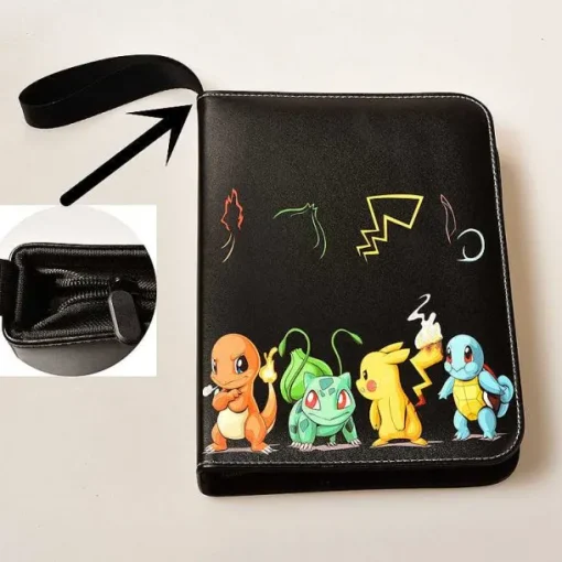 Pkm.store Sonstiges Merchandise-Sammelmappe Pokemon Karten, Din A4 Format, Bis 400 Karten