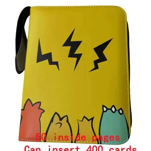 Pkm.store Sonstiges Merchandise-Sammelmappe Pokemon Karten, Din A4 Format, Bis 400 Karten
