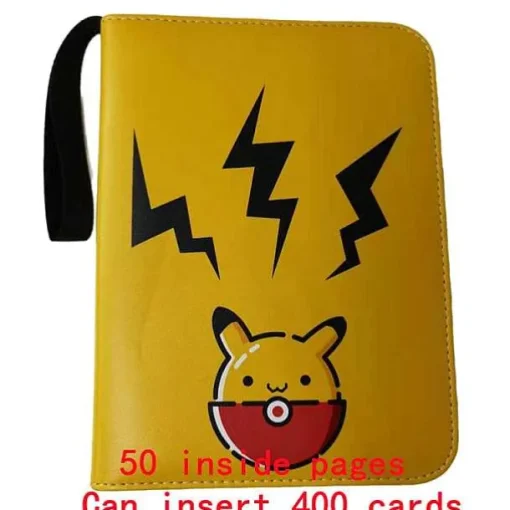 Pkm.store Sonstiges Merchandise-Sammelmappe Pokemon Karten, Din A4 Format, Bis 400 Karten