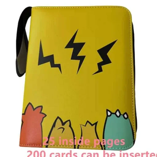 Pkm.store Sonstiges Merchandise-Sammelmappe Pokemon Karten, Din A4 Format, Bis 400 Karten