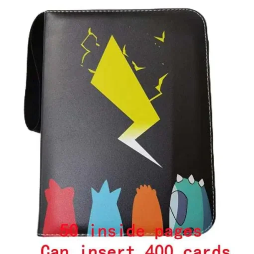 Pkm.store Sonstiges Merchandise-Sammelmappe Pokemon Karten, Din A4 Format, Bis 400 Karten