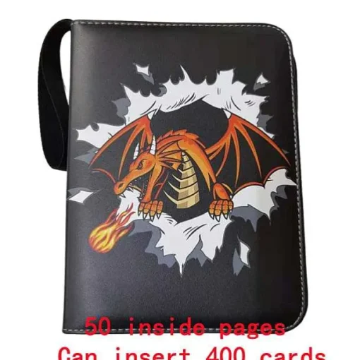 Pkm.store Sonstiges Merchandise-Sammelmappe Pokemon Karten, Din A4 Format, Bis 400 Karten