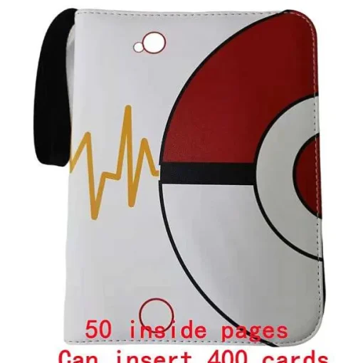 Pkm.store Sonstiges Merchandise-Sammelmappe Pokemon Karten, Din A4 Format, Bis 400 Karten