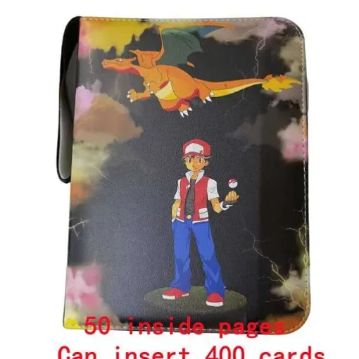 Pkm.store Sonstiges Merchandise-Sammelmappe Pokemon Karten, Din A4 Format, Bis 400 Karten