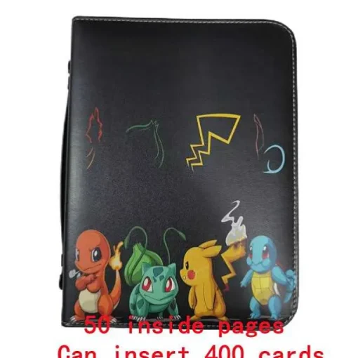 Pkm.store Sonstiges Merchandise-Sammelmappe Pokemon Karten, Din A4 Format, Bis 400 Karten