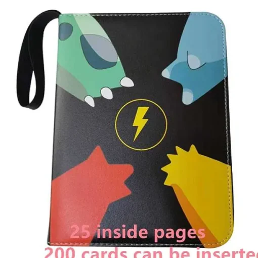 Pkm.store Sonstiges Merchandise-Sammelmappe Pokemon Karten, Din A4 Format, Bis 400 Karten