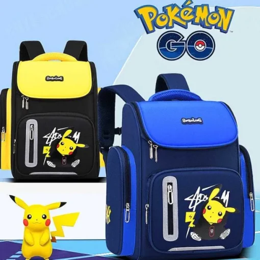 Pkm.store Rucksäcke & Taschen-Schul Rucksack Mit Pikachu Pokemon Motiv