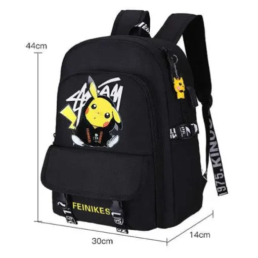Pkm.store Rucksäcke & Taschen-Schul Rucksack Mit Pikachu Pokemon Motiv