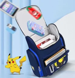 Pkm.store Rucksäcke & Taschen-Schul Rucksack Mit Pikachu Pokemon Motiv
