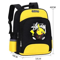 Pkm.store Rucksäcke & Taschen-Schul Rucksack Mit Pikachu Pokemon Motiv