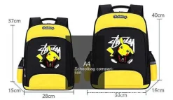 Pkm.store Rucksäcke & Taschen-Schul Rucksack Mit Pikachu Pokemon Motiv